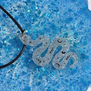 Silver Snake Necklace